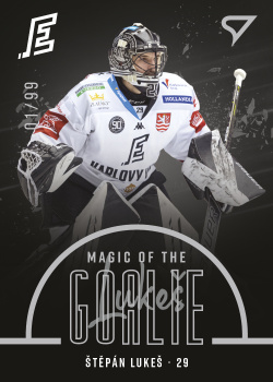 Stepan Lukes Karlovy Vary Tipsport ELH 2022/23 SportZoo 1. serie Magic of the Goalie /99 #MG-16